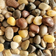 Travelwant River Rocks Garden Outdoor Decorative Stones Aquarium Decorative Gravel Rock Cobblestone Polished Gravel Small Decorative River Stone Stone